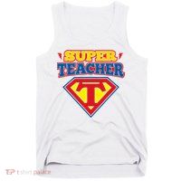 Superteacher Superhero Funny Teacher Gift Idea Tank Top