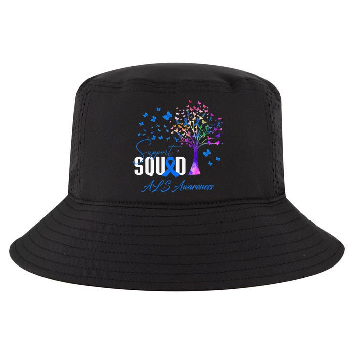Support Squad For Als Awareness Cool Comfort Performance Bucket Hat