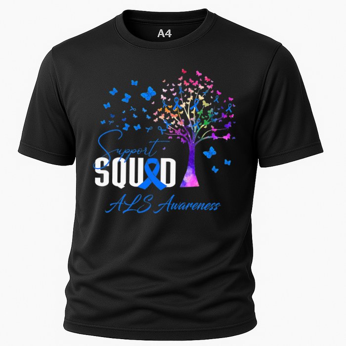 Support Squad For Als Awareness Performance Shirt