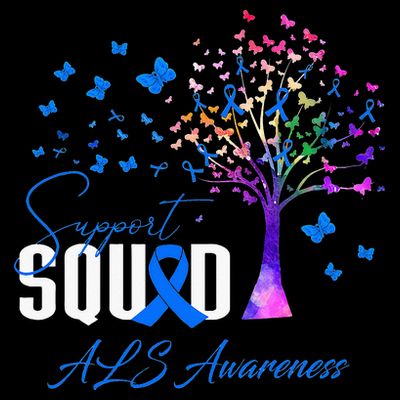Support Squad For Als Awareness T-Shirt
