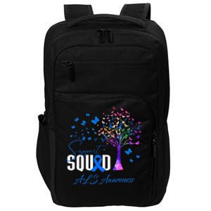 Support Squad For Als Awareness Impact Tech Backpack