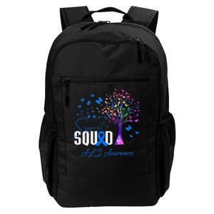 Support Squad For Als Awareness Daily Commute Backpack