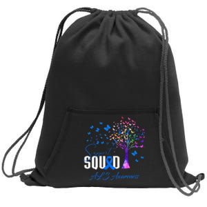 Support Squad For Als Awareness Sweatshirt Cinch Pack Bag