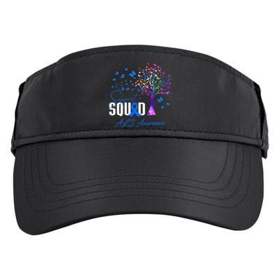 Support Squad For Als Awareness Adult Drive Performance Visor