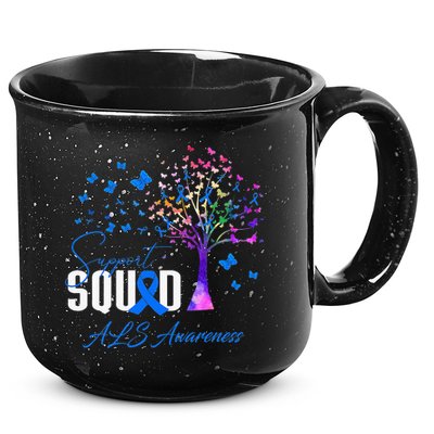 Support Squad For Als Awareness 15oz Campfire Ceramic Mug