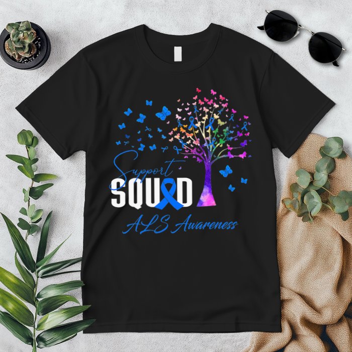 Support Squad For Als Awareness Premium T-Shirt