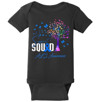 Support Squad For Als Awareness Baby Bodysuit
