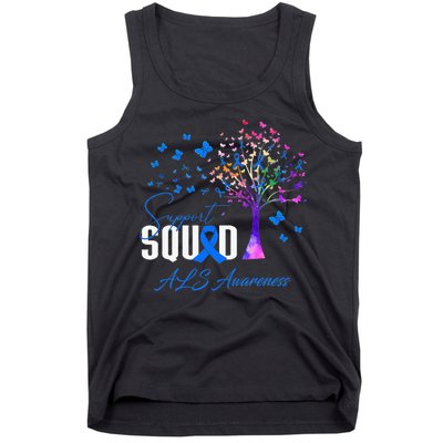 Support Squad For Als Awareness Tank Top