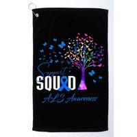 Support Squad For Als Awareness Golf Towel