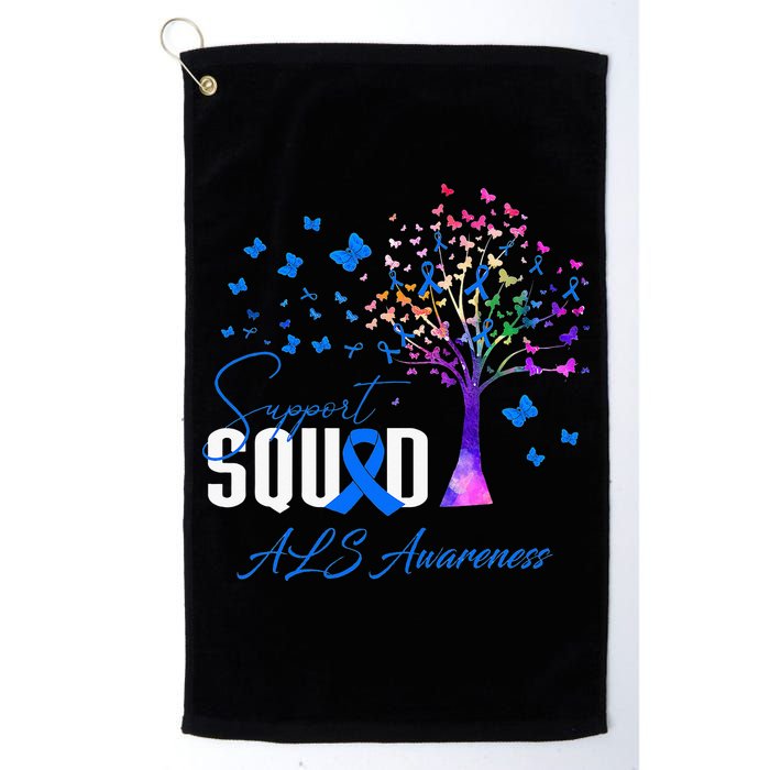 Support Squad For Als Awareness Golf Towel