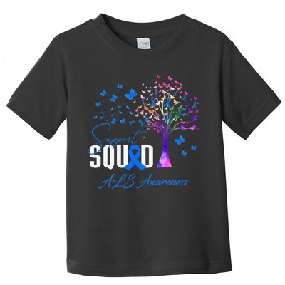 Support Squad For Als Awareness Toddler T-Shirt