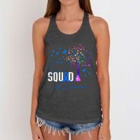 Support Squad For Als Awareness Women's Knotted Racerback Tank