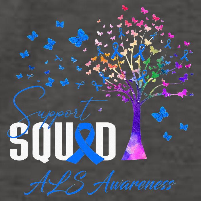 Support Squad For Als Awareness Vector Backpack
