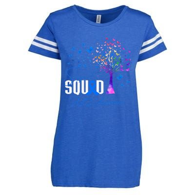 Support Squad For Als Awareness Enza Ladies Jersey Football T-Shirt