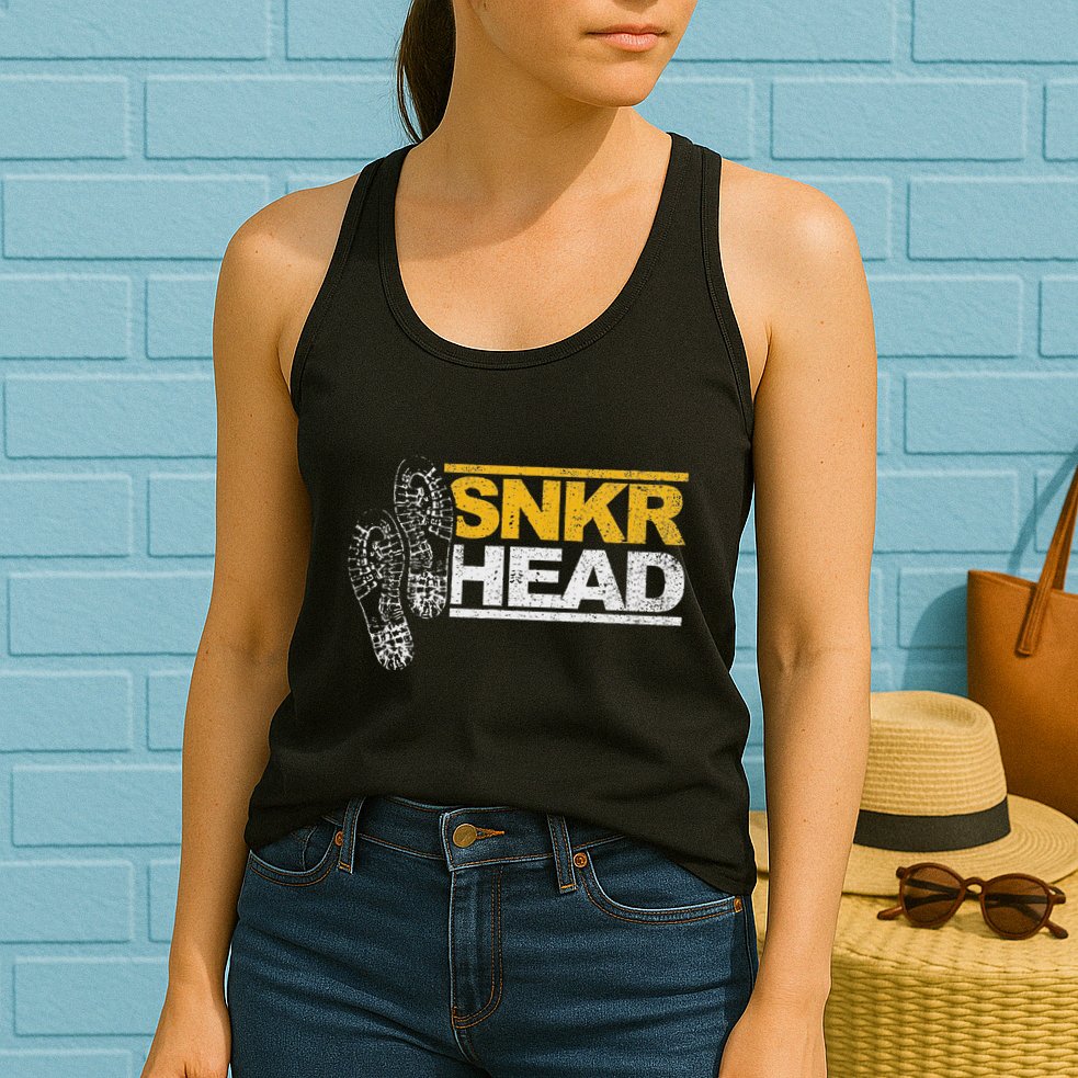 Sneaker Snkr Fan Shoes Head Womens Tank Top
