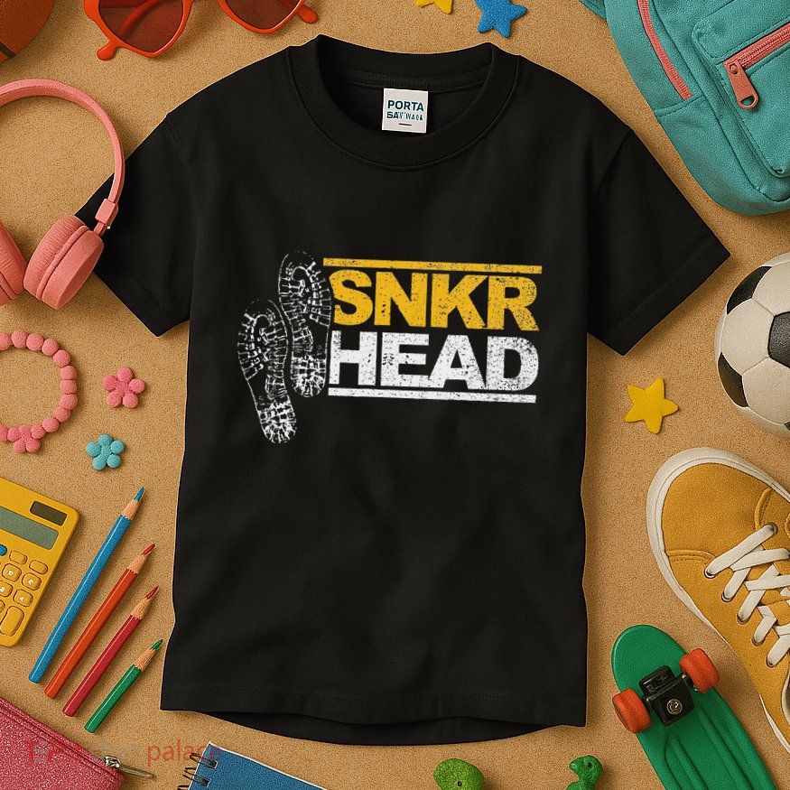 Sneaker Snkr Fan Shoes Head Kids T-Shirt