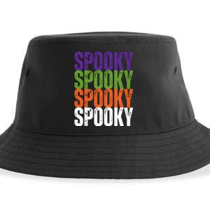 Spooky Spooky Funny Cute Halloween Sustainable Bucket Hat