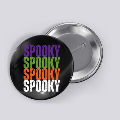 Spooky Spooky Funny Cute Halloween Button