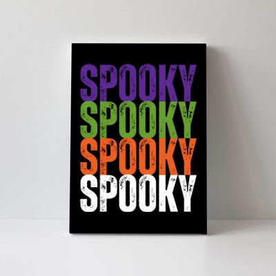 Spooky Spooky Funny Cute Halloween Canvas