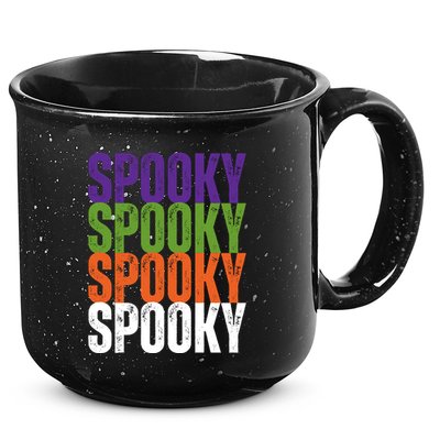 Spooky Spooky Funny Cute Halloween 15oz Campfire Ceramic Mug