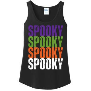 Spooky Spooky Funny Cute Halloween Ladies Essential Tank