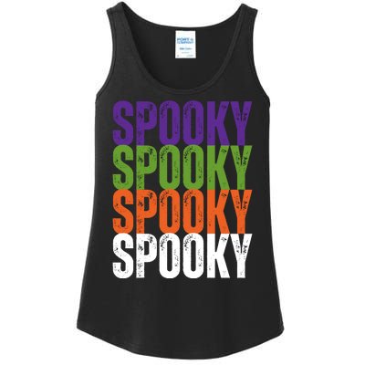 Spooky Spooky Funny Cute Halloween Ladies Essential Tank