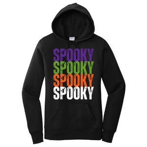 Spooky Spooky Funny Cute Halloween Women's Pullover Hoodie