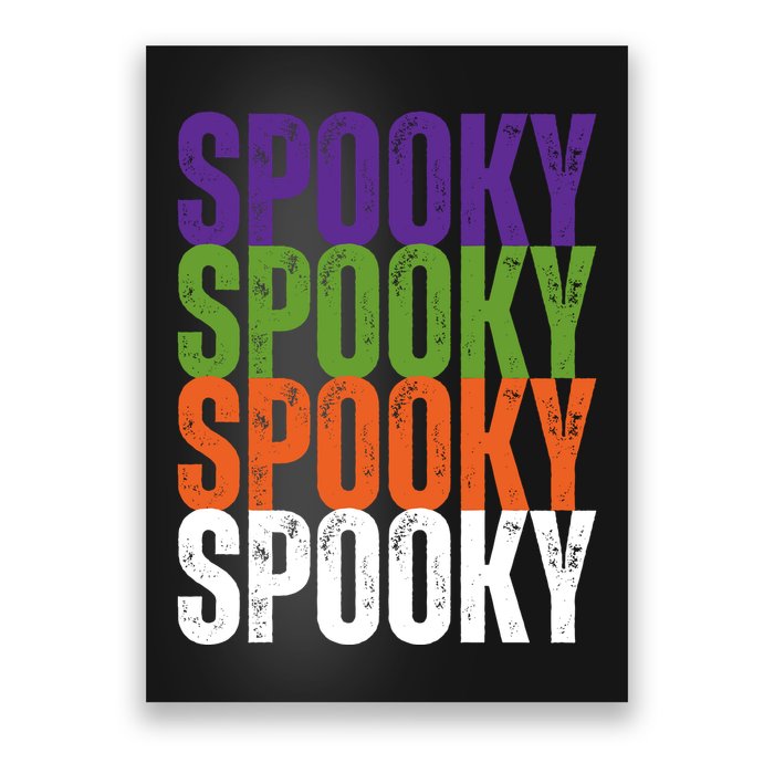 Spooky Spooky Funny Cute Halloween Poster
