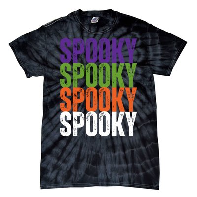 Spooky Spooky Funny Cute Halloween Tie-Dye T-Shirt