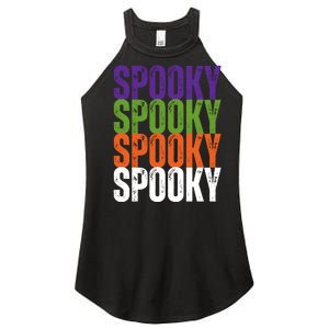 Spooky Spooky Funny Cute Halloween Women's Perfect Tri Rocker Tank