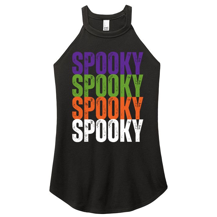 Spooky Spooky Funny Cute Halloween Women's Perfect Tri Rocker Tank