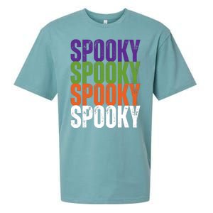 Spooky Spooky Funny Cute Halloween Sueded Cloud Jersey T-Shirt