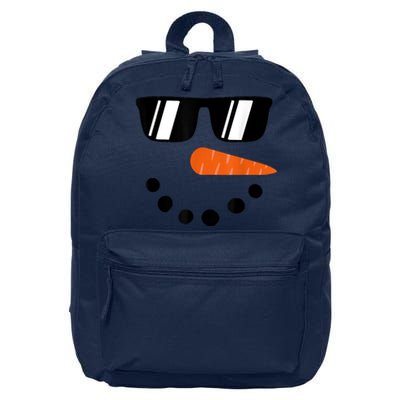 Snowman Shirt For Boys Toddlers Glasses Christmas Winter 16 in Basic Backpack