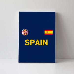 Spain Shirt-Espana Flag Jersey Soccer -Football Canvas