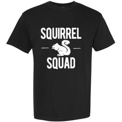 Squirrel Squad Funny Garment-Dyed Heavyweight T-Shirt