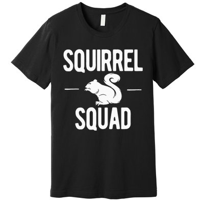 Squirrel Squad Funny Premium T-Shirt