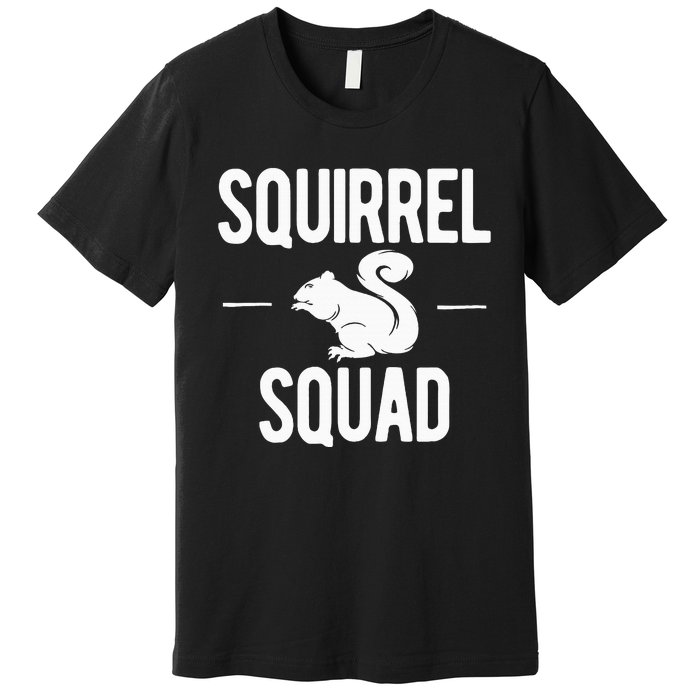 Squirrel Squad Funny Premium T-Shirt