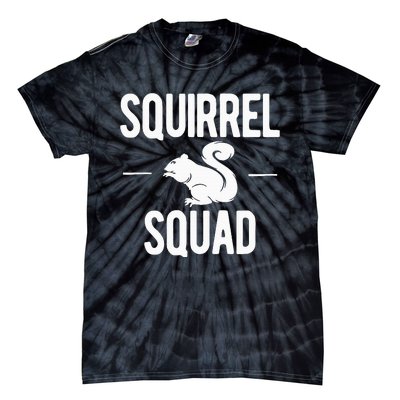 Squirrel Squad Funny Tie-Dye T-Shirt