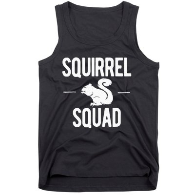 Squirrel Squad Funny Tank Top