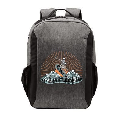 Ski Skull Funny Snowboarding Lover Vector Backpack