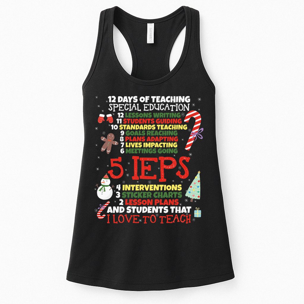 Sped School Funny Special Education Teacher Gift Womens Tank Top