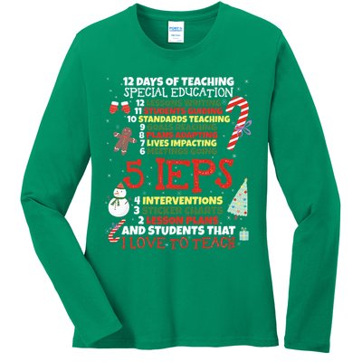 Sped School Funny Special Education Teacher Gift Ladies Long Sleeve Shirt