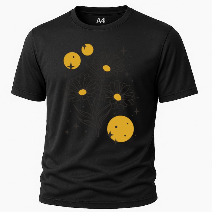 Sunflower Spring Floral Cooling Performance Crew T-Shirt