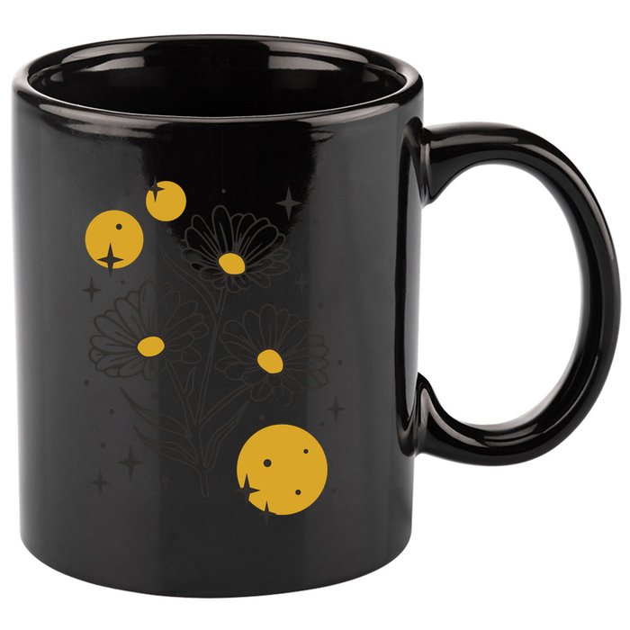 Sunflower Spring Floral 11oz C Handle Ceramic Mug