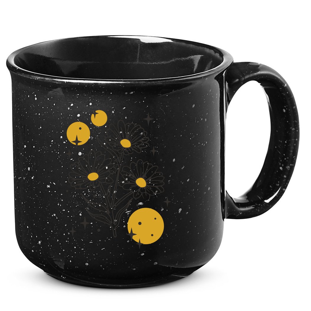 Sunflower Spring Floral 15oz Campfire Ceramic Mug