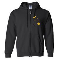 Sunflower Spring Floral Full Zip Hoodie