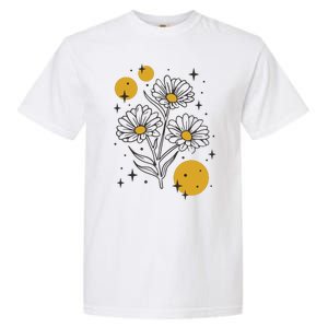 Sunflower Spring Floral Garment-Dyed Heavyweight T-Shirt