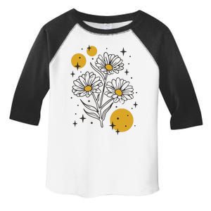 Sunflower Spring Floral Toddler Fine Jersey T-Shirt