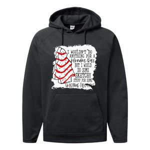 Sketchy Stuff for Some Christmas Tree Cakes Classic  Performance Fleece Hoodie