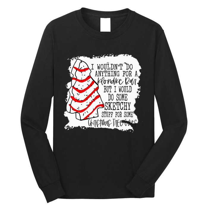 Sketchy Stuff for Some Christmas Tree Cakes Classic  Long Sleeve Shirt